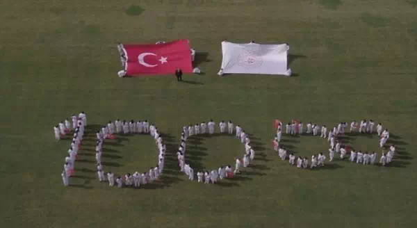 Tekvandoculardan Cumhuriyet’in 100. yılı kutlaması
