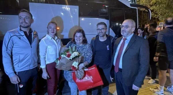 Lüksemburg Milli Kadın Futbol Takımı, Türkiye maçı için Çorum’a geldi