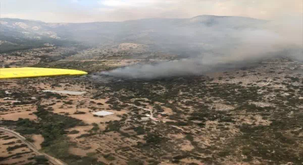 Muğla’da makilik ve tarımsal alanda yangın çıktı