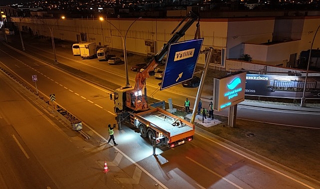 Kocaeli'de L Tipi Levhalar Trafiği Rahatlatıyor!
